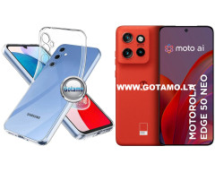 Skin silikoninis dėklas 1MM storio Motorola Edge 50 Neo telefonui