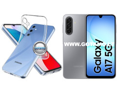 Skin silikoninis dėklas 1MM storio Samsung Galaxy A17 telefonui