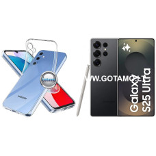 Samsung Galaxy S25 Ultra dėklai ir apsauginiai stiklai - Skin silikoninis dėklas 1MM storio Samsung Galaxy S25 Ultra telefonui