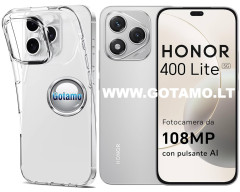 Skin silikoninis dėklas 2MM storio Honor 400 Lite telefonui