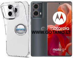 Skin silikoninis dėklas 2MM storio Motorola Moto G85 telefonui