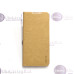 Vennus Diary magnetinis dėklas Xiaomi Redmi Note 10, Xiaomi Redmi Note 10S, Xiaomi Poco M5s telefonams aukso spalvos
