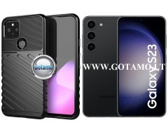 B-2Safe dėklas nugarėlė Samsung Galaxy S23 mobiliajam telefonui juodos spalvos