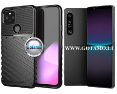 B-2Safe dėklas nugarėlė Sony Xperia 1 IV, Sony Xperia 1 V telefonams juodos spalvos
