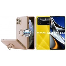 B-Hold dėklas nugarėlė Xiaomi Poco X4 Pro 5G mobiliajam telefonui šviesiai rudos spalvos