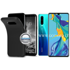 B-matte dėklas nugarėlė Huawei P30 mobiliajam telefonui juodos spalvos Kaunas | Vilnius | Kaunas