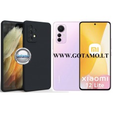 B-matte Pro dėklas nugarėlė Xiaomi 12 Lite mobiliajam telefonui juodos spalvos Kaunas | Telšiai | Plungė