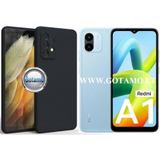 B-matte Pro dėklas nugarėlė Xiaomi Redmi A1, Xiaomi Redmi A2 mobiliesiems telefonams juodos spalvos Telšiai | Plungė | Klaipėda