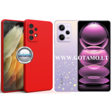 Xiaomi Redmi Note 12 Pro, Xiaomi Poco X5 Pro dėklai ir apsauginiai stiklai - B-matte Pro dėklas nugarėlė Xiaomi Redmi Note 12 Pro mobiliajam telefonui raudonos spalvos