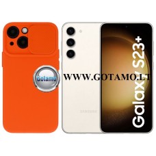 B-Private dėklas nugarėlė Samsung Galaxy S23+ (S23 Plus) mobiliajam telefonui oranžinės spalvos Plungė | Plungė | Vilnius
