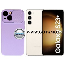 B-Private dėklas nugarėlė Samsung Galaxy S23+ (S23 Plus) mobiliajam telefonui šviesiai violetinės (levandų) spalvos Šiauliai | Plungė | Vilnius