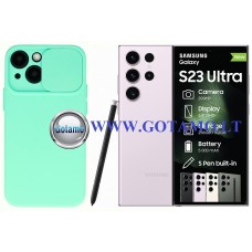 B-Private dėklas nugarėlė Samsung Galaxy S23 Ultra mobiliajam telefonui mėtinės spalvos Šiauliai | Plungė | Plungė