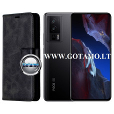 Diary Mate dėklas Xiaomi Poco F5 Pro telefonui juodos spalvos Vilnius | Telšiai | Plungė