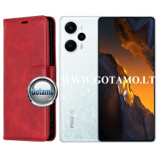 Diary Mate dėklas Xiaomi Poco F5 telefonui tamsiai raudonos spalvos Vilnius | Telšiai | Šiauliai