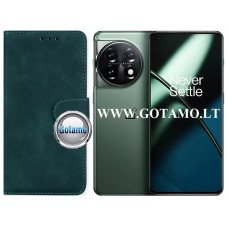 Diary Mate2 dėklas OnePlus 11 mobiliajam telefonui tamsiai žalios spalvos Kaunas | Plungė | Kaunas