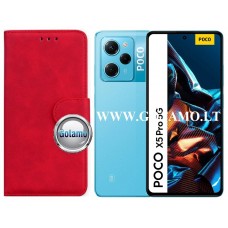 Diary Mate2 dėklas Xiaomi Poco X5 Pro mobiliajam telefonui raudonos spalvos Plungė | Vilnius | Šiauliai