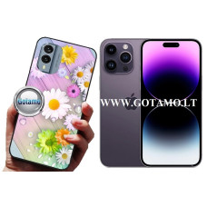 Flower Kamille dėklas nugarėlė Apple iPhone 14 Pro Max telefonui Šiauliai | Kaunas | Plungė