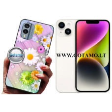 Flower Kamille dėklas nugarėlė Apple iPhone 14 telefonui Šiauliai | Vilnius | Palanga