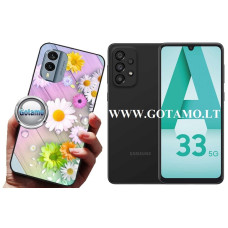 Flower Kamille dėklas nugarėlė Samsung Galaxy A33 5G telefonui Klaipėda | Vilnius | Plungė