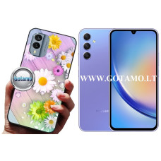 Flower Kamille dėklas nugarėlė Samsung Galaxy A34 telefonui Vilnius | Plungė | Palanga