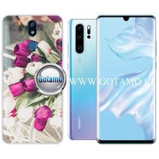 Flower Tulip dėklas nugarėlė Huawei P30 Pro telefonui šviesiai violetinės spalvos Telšiai | Klaipėda | Plungė