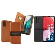 Gotamo Vintage natūralios odos dėklas Samsung Galaxy A13 mobiliajam telefonui rudos spalvos Plungė | Plungė | Šiauliai