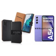 Gotamo Vintage natūralios odos dėklas Samsung Galaxy A54 mobiliajam telefonui juodos spalvos Plungė | Plungė | Vilnius