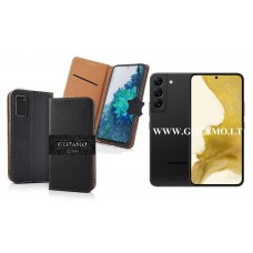 Gotamo Vintage natūralios odos dėklas Samsung Galaxy S22 5G mobiliajam telefonui juodos spalvos Plungė | Telšiai | Telšiai