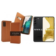 Gotamo Vintage natūralios odos dėklas Samsung Galaxy S22 5G mobiliajam telefonui rudos spalvos Plungė | Plungė | Telšiai