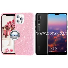 iLLumi-Neo silikoninis dėklas nugarėlė Huawei P20 Pro telefonui rožinės spalvos Vilnius | Kaunas | Kaunas