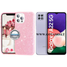 iLLumi-Neo silikoninis dėklas nugarėlė Samsung Galaxy A22 5G telefonui rožinės spalvos Klaipėda | Kaunas | Telšiai