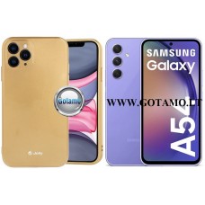 Pearl Jelly dėklas nugarėlė Samsung Galaxy A54 telefonui aukso spalvos Telšiai | Klaipėda | Klaipėda
