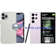 Pearl Jelly dėklas nugarėlė Samsung Galaxy S23 Ultra telefonui skaidrus Šiauliai | Telšiai | Šiauliai