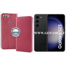Re-Cap magnetinis dėklas Samsung Galaxy S23 mobiliajam telefonui bordo spalvos Plungė | Kaunas | Kaunas