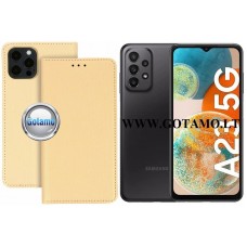 Re-Grid magnetinis dėklas Samsung Galaxy A23, Samsung Galaxy A23 5G telefonams aukso spalvos Vilnius | Plungė | Palanga