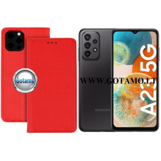 Re-Grid magnetinis dėklas Samsung Galaxy A23, Samsung Galaxy A23 5G telefonams raudonos spalvos Klaipėda | Vilnius | Telšiai