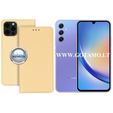 Re-Grid magnetinis dėklas Samsung Galaxy A34 telefonui aukso spalvos Telšiai | Telšiai | Plungė