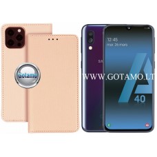 Re-Grid magnetinis dėklas Samsung Galaxy A40 telefonams rožinio aukso spalvos Telšiai | Vilnius | Šiauliai