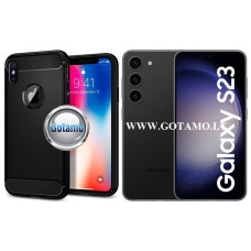 Siege dėklas nugarėlė Samsung Galaxy S23 mobiliajam telefonui juodos spalvos Telšiai | Kaunas | Plungė