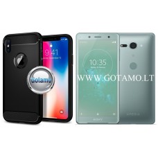 Siege dėklas nugarėlė Sony Xperia XZ2 Compact mobiliajam telefonui juodos spalvos Kaunas | Telšiai | Plungė