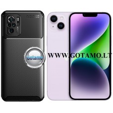 Siege2 dėklas nugarėlė Apple iPhone 14 Plus mobiliajam telefonui juodos spalvos Kaunas | Plungė | Šiauliai