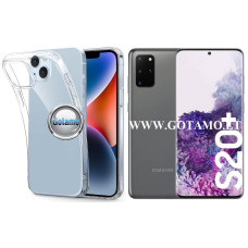 Samsung Galaxy S20 Plus dėklai ir apsauginiai stiklai - Skin silikoninis dėklas 1MM storio Samsung Galaxy S20 Plus telefonui
