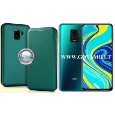 V-Slim magnetinis dėklas Xiaomi Redmi Note 9S, Xiaomi Redmi Note 9 Pro telefonams žalios (smaragdinės) spalvos