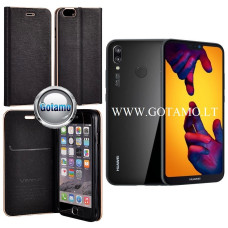 Vennus Diary magnetinis dėklas Huawei P20 Lite telefonams juodos spalvos Kaunas | Palanga | Telšiai