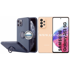 Samsung Galaxy A53 5G dėklai ir apsauginiai stiklai - B-Hold dėklas nugarėlė Samsung Galaxy A53 5G mobiliajam telefonui tamsiai mėlynos spalvos