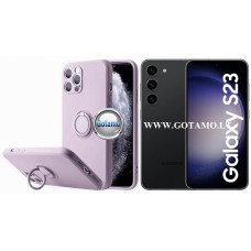 B-Hold dėklas nugarėlė Samsung Galaxy S23 mobiliajam telefonui violetinės (levandų) spalvos Kaunas | Palanga | Klaipėda