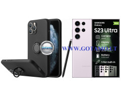 B-Hold Plus dėklas nugarėlė Samsung Galaxy S23 Ultra telefonui juodos spalvos
