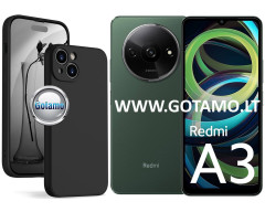 B-Soft Plus dėklas nugarėlė Xiaomi Redmi A3 telefonui juodos spalvos
