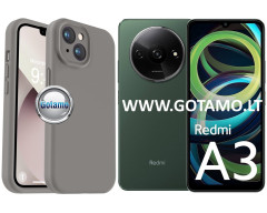 B-Soft Plus dėklas nugarėlė Xiaomi Redmi A3 telefonui titano pilkos spalvos