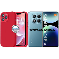 B-Soft Plus dėklas nugarėlė Xiaomi Redmi Note 14 Pro 4G telefonui raudonos spalvos B-Soft Plus dėklas nugarėlė Xiaomi Redmi Note 14 Pro 4G telefonui raudonos spalvos